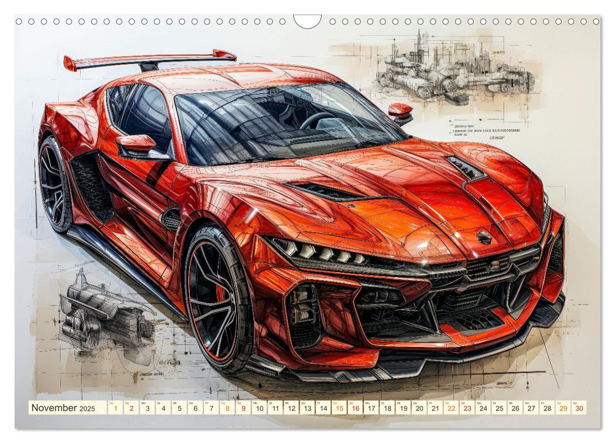 Bild: 9783383878916 | Blickpunkt Auto Design Zukunft (Wandkalender 2025 DIN A3 quer),...