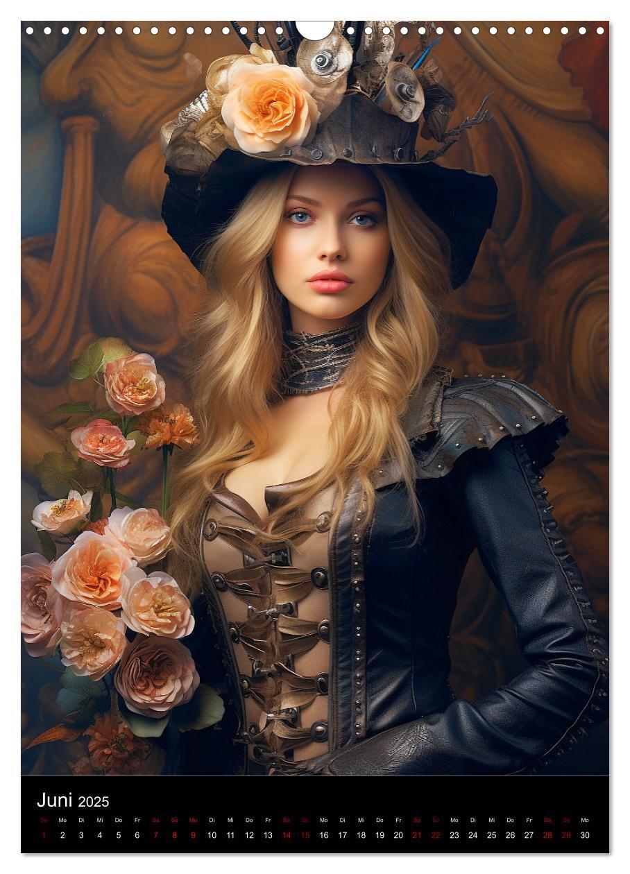 Bild: 9783435864157 | Steampunk. Faszinierend schöne Frauenportraits (Wandkalender 2025...