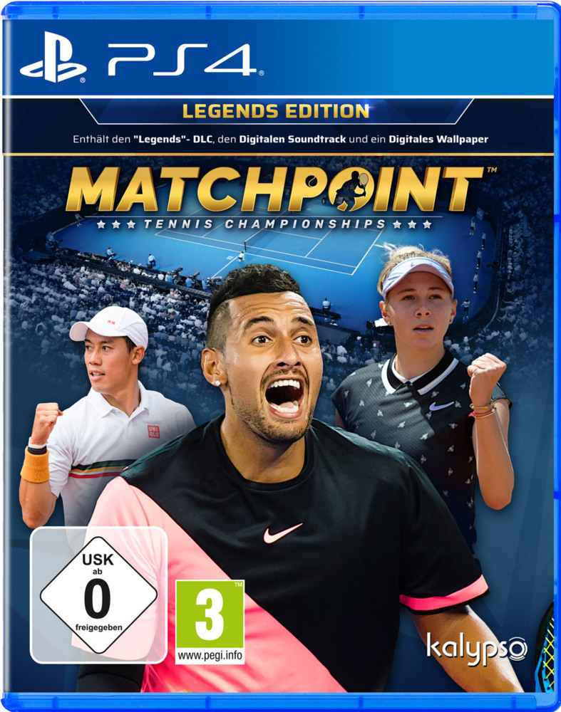 Cover: 4260458362570 | Matchpoint - Tennis Championships Legends Edition, 1 PS4-Blu-Ray-Disc