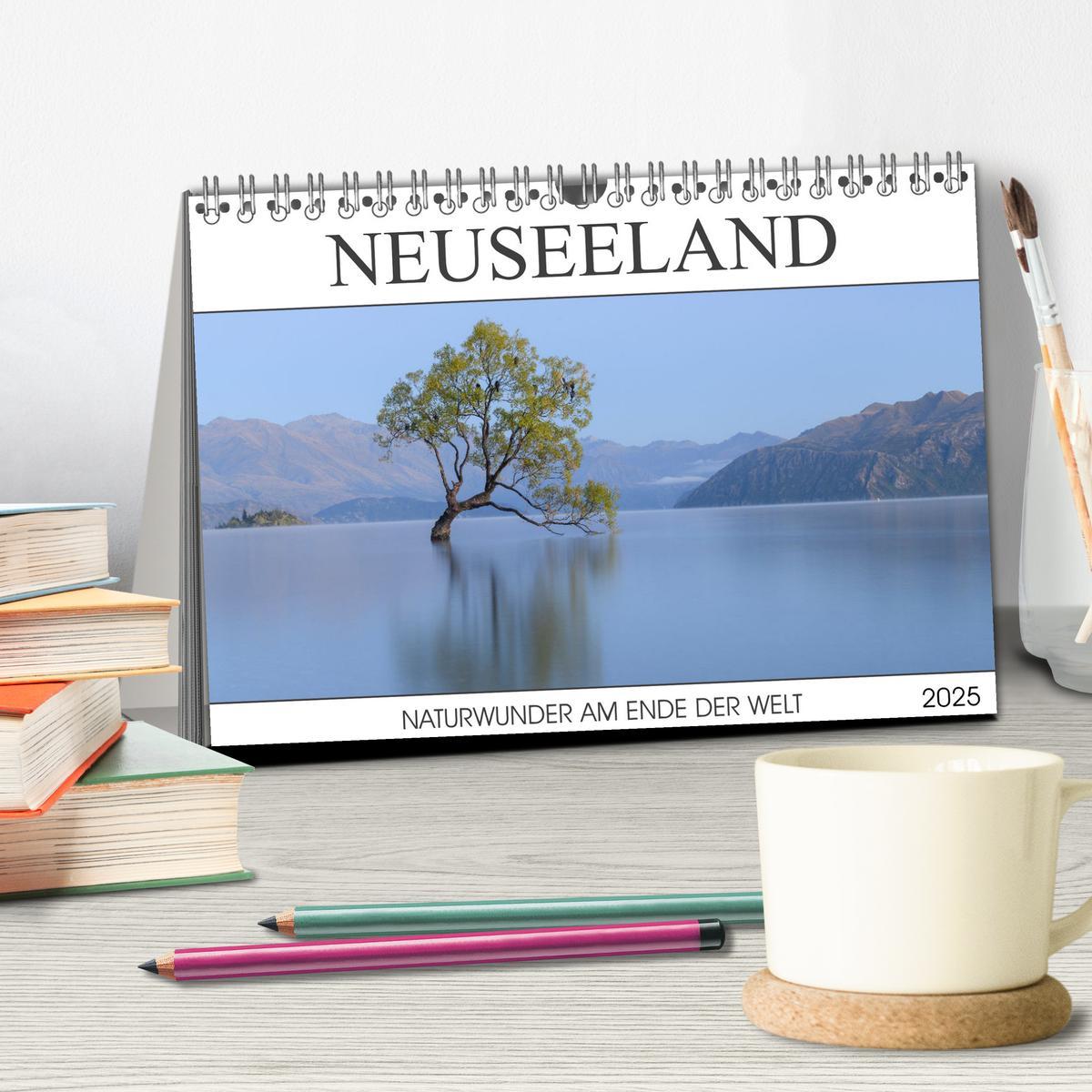 Bild: 9783435108473 | Neuseeland - Naturwunder am Ende der Welt (Tischkalender 2025 DIN...