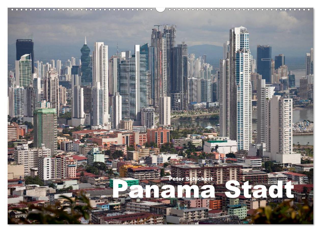 Cover: 9783435718122 | Panama Stadt (Wandkalender 2025 DIN A2 quer), CALVENDO Monatskalender