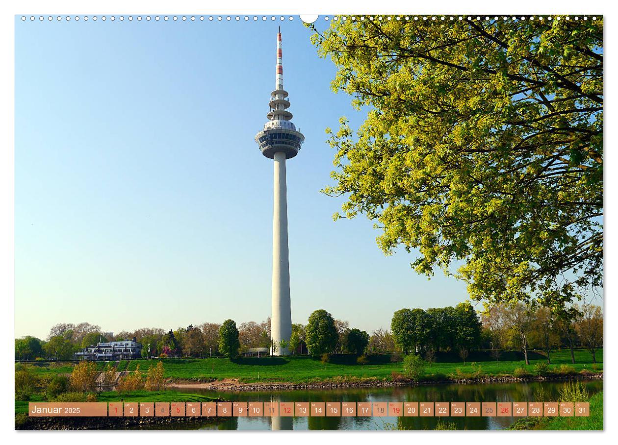 Bild: 9783435585113 | Mannheim - Stadt im Quadrat (Wandkalender 2025 DIN A2 quer),...