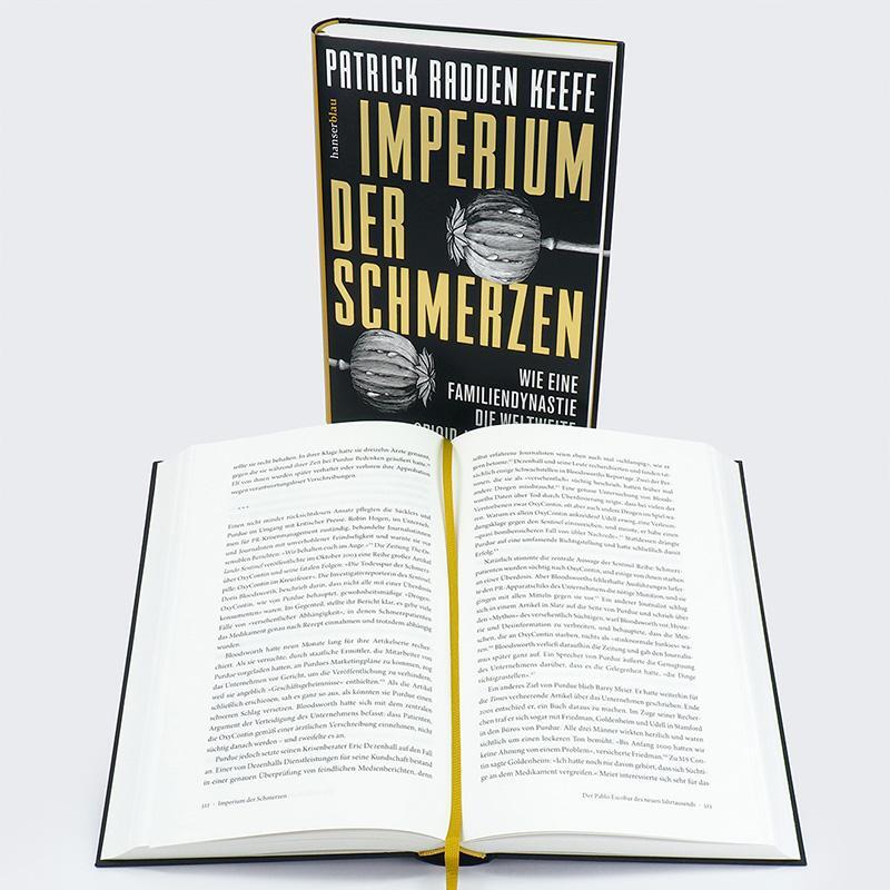 Bild: 9783446273924 | Imperium der Schmerzen | Patrick Radden Keefe | Buch | Mit Leseband