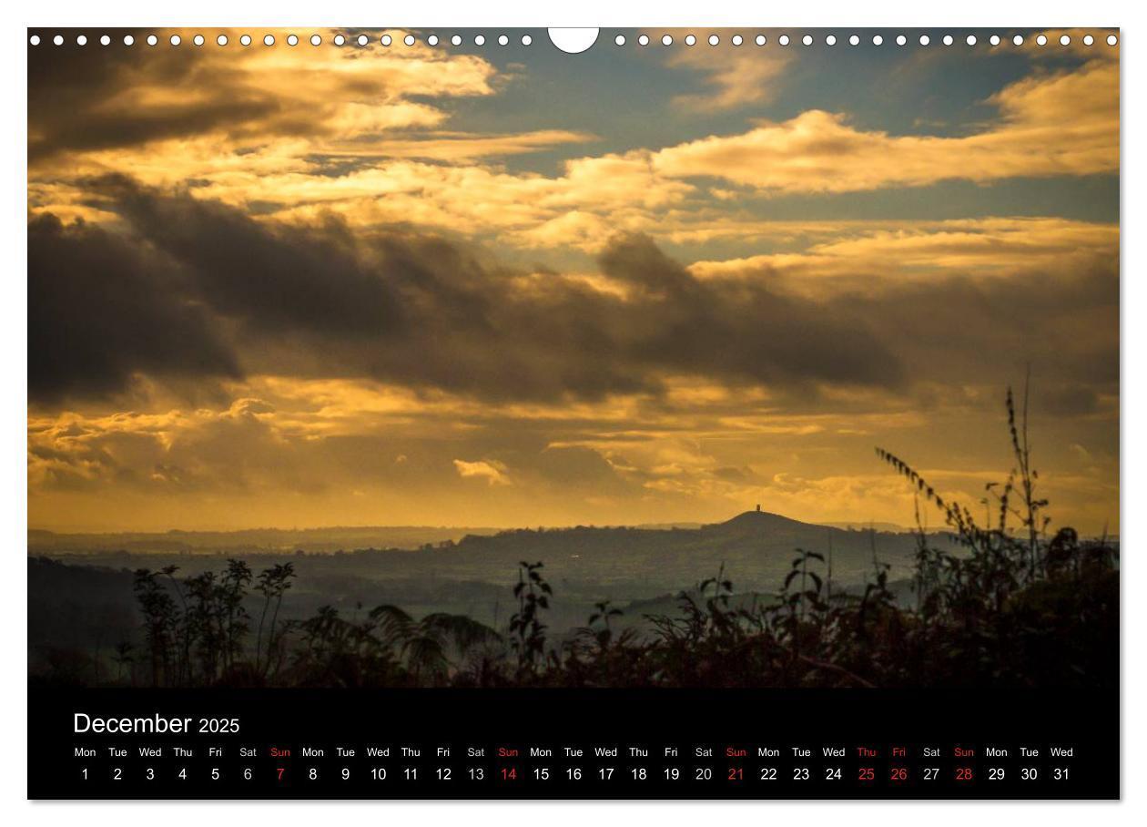 Bild: 9781325956449 | Glastonbury Tor (Wall Calendar 2025 DIN A3 landscape), CALVENDO 12...