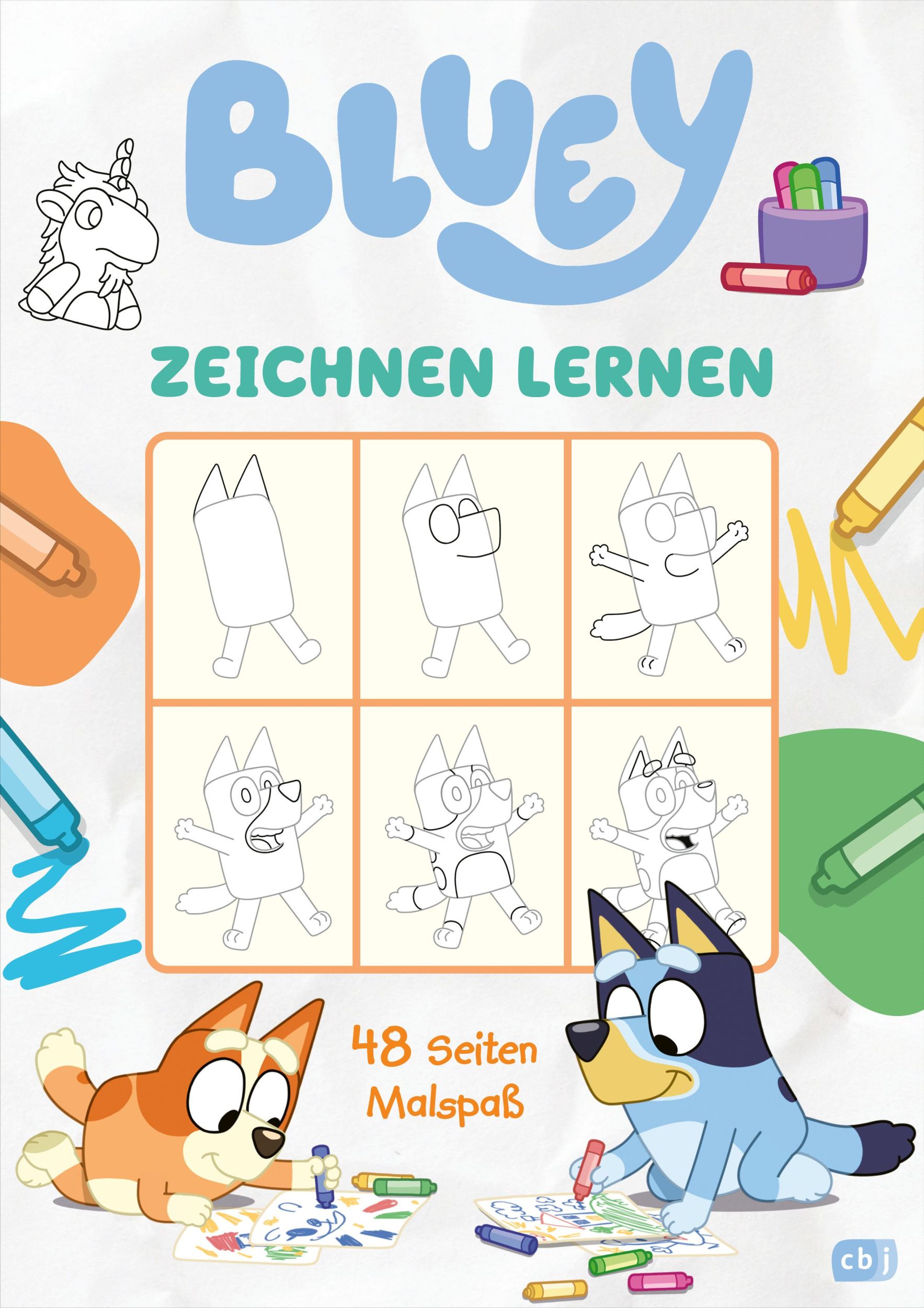 Cover: 9783570182239 | BLUEY - Zeichnen lernen | Mit 48 Seiten Zeichenspaß | Taschenbuch