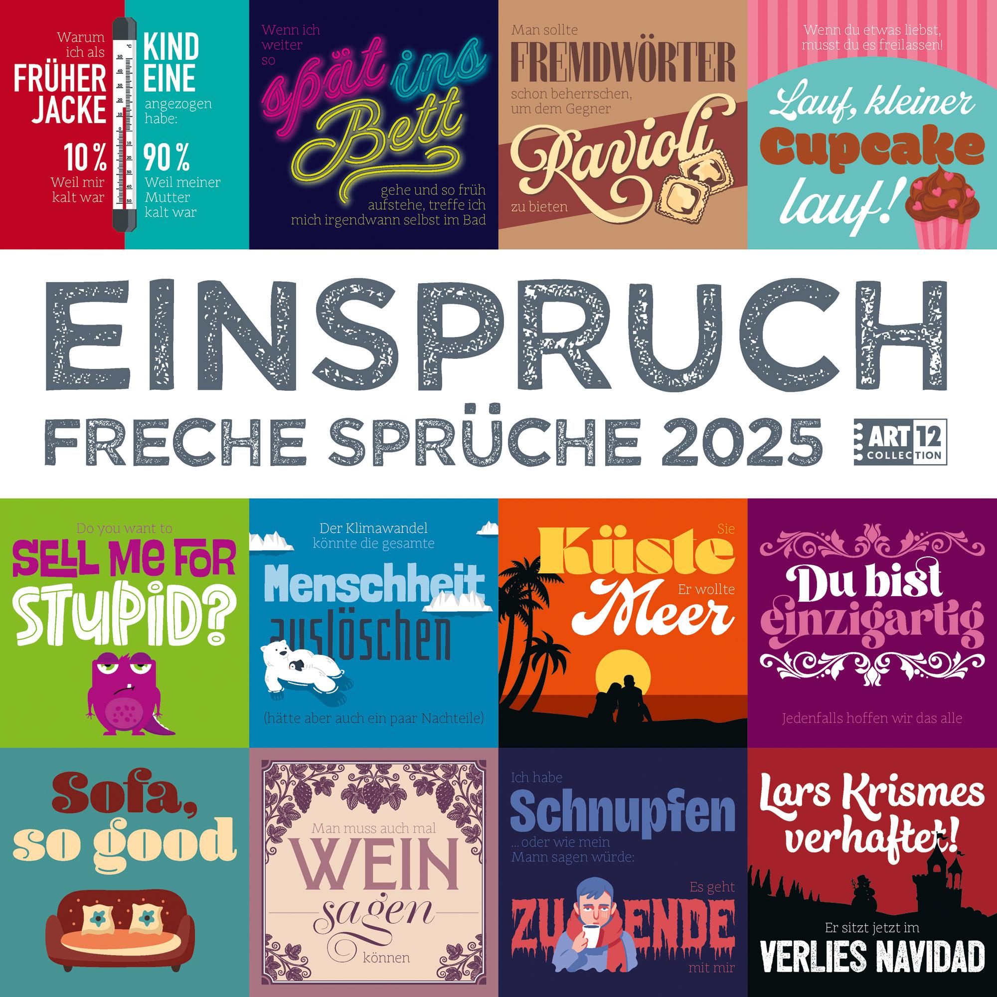 Cover: 9783838445342 | Einspruch Kalender 2025 | Ackermann Kunstverlag | Kalender | 28 S.