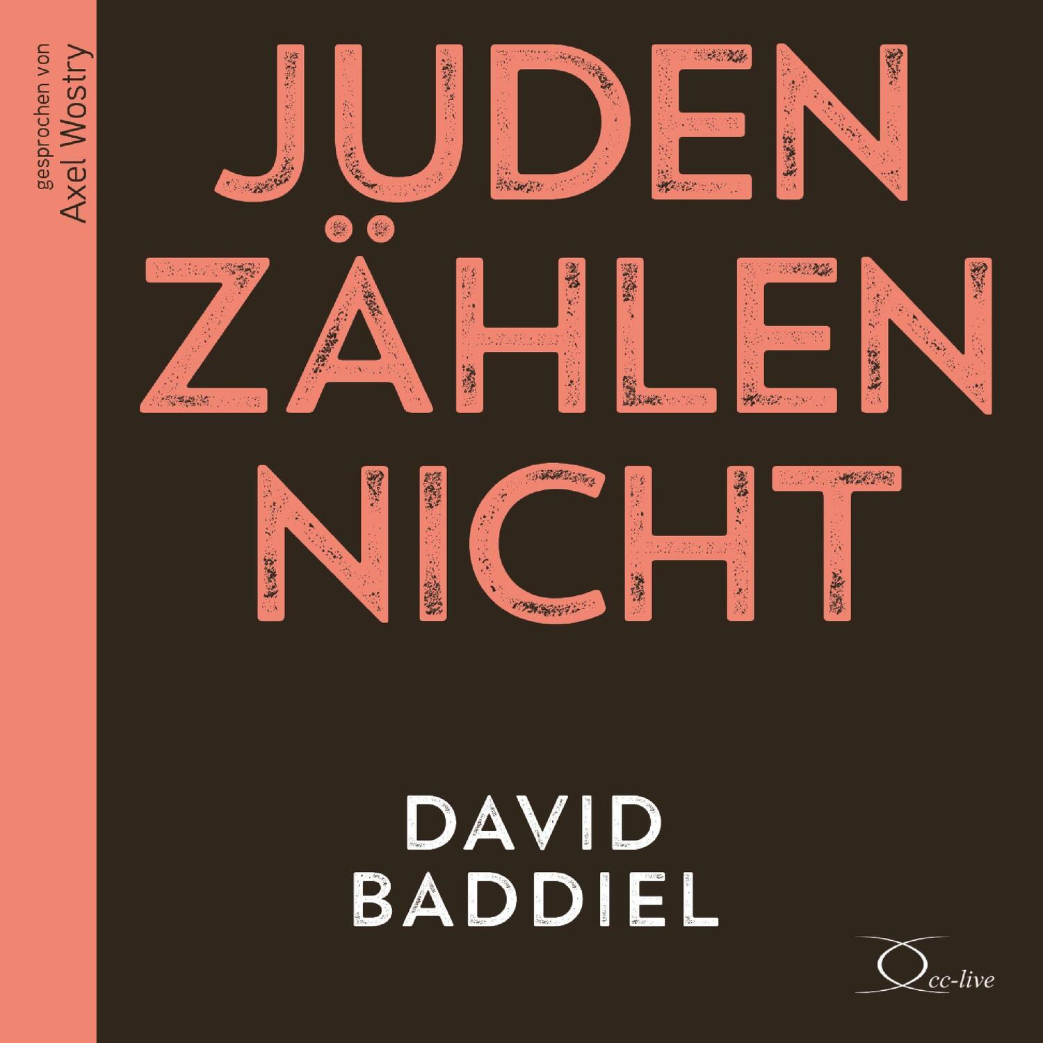 Cover: 9783956163289 | Juden zählen nicht | David Baddiel | Audio-CD | 3 Audio-CDs | Deutsch