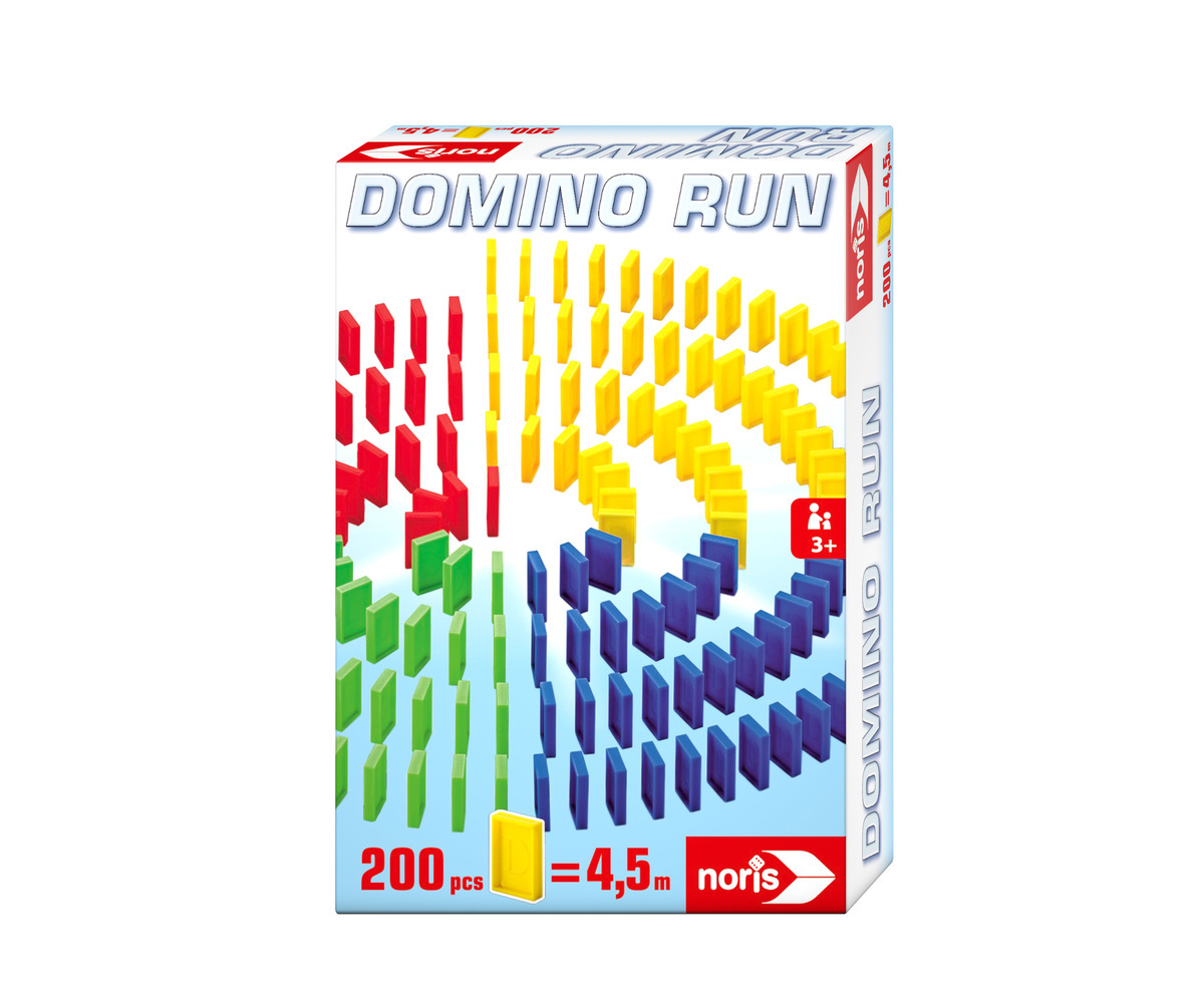 Bild: 4000826002086 | Noris 606065644 - Domino Run 200 Steine, Aktionsspiel für Die ganze...