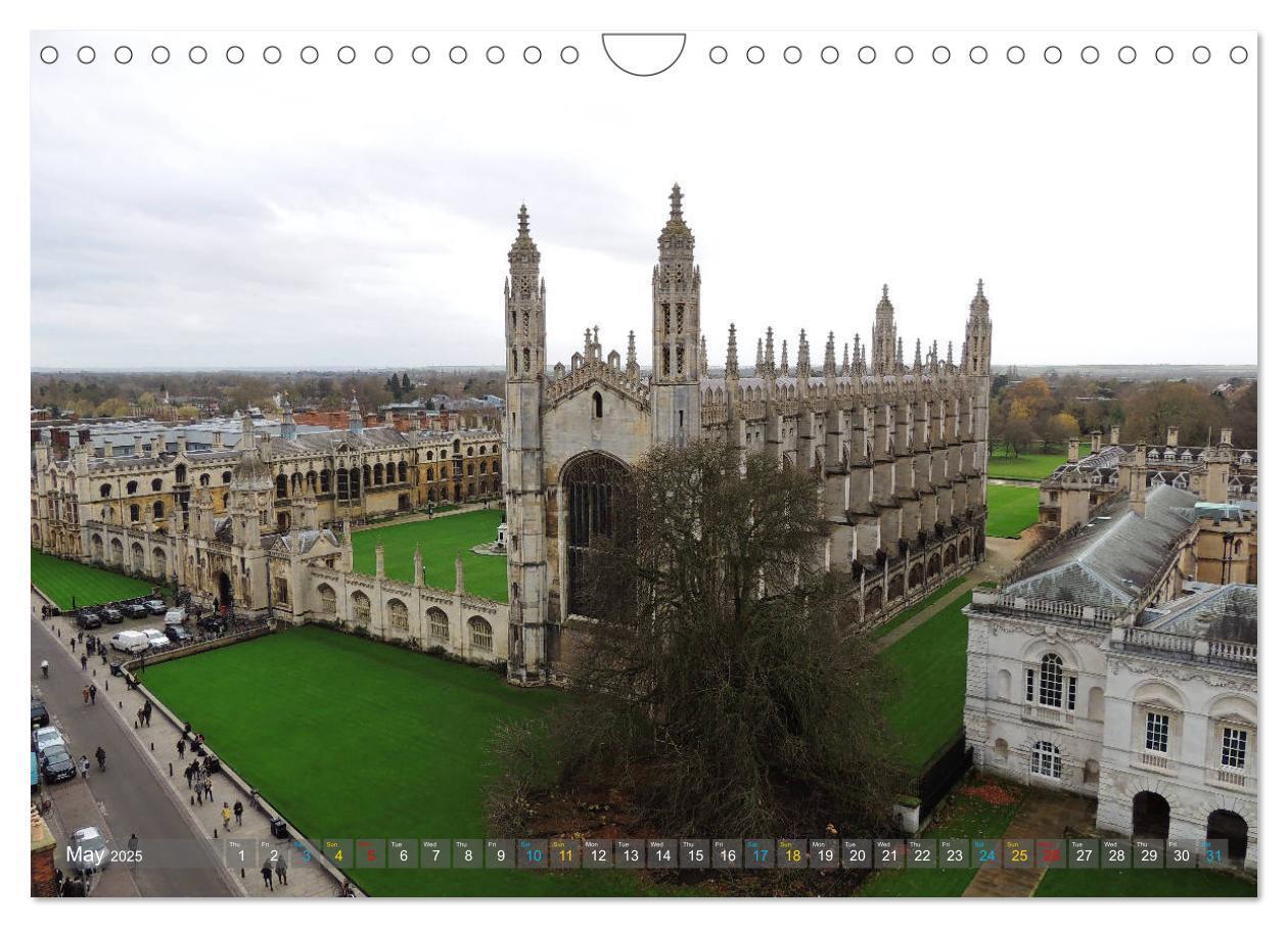 Bild: 9781325951208 | The historic Cambridge (Wall Calendar 2025 DIN A4 landscape),...