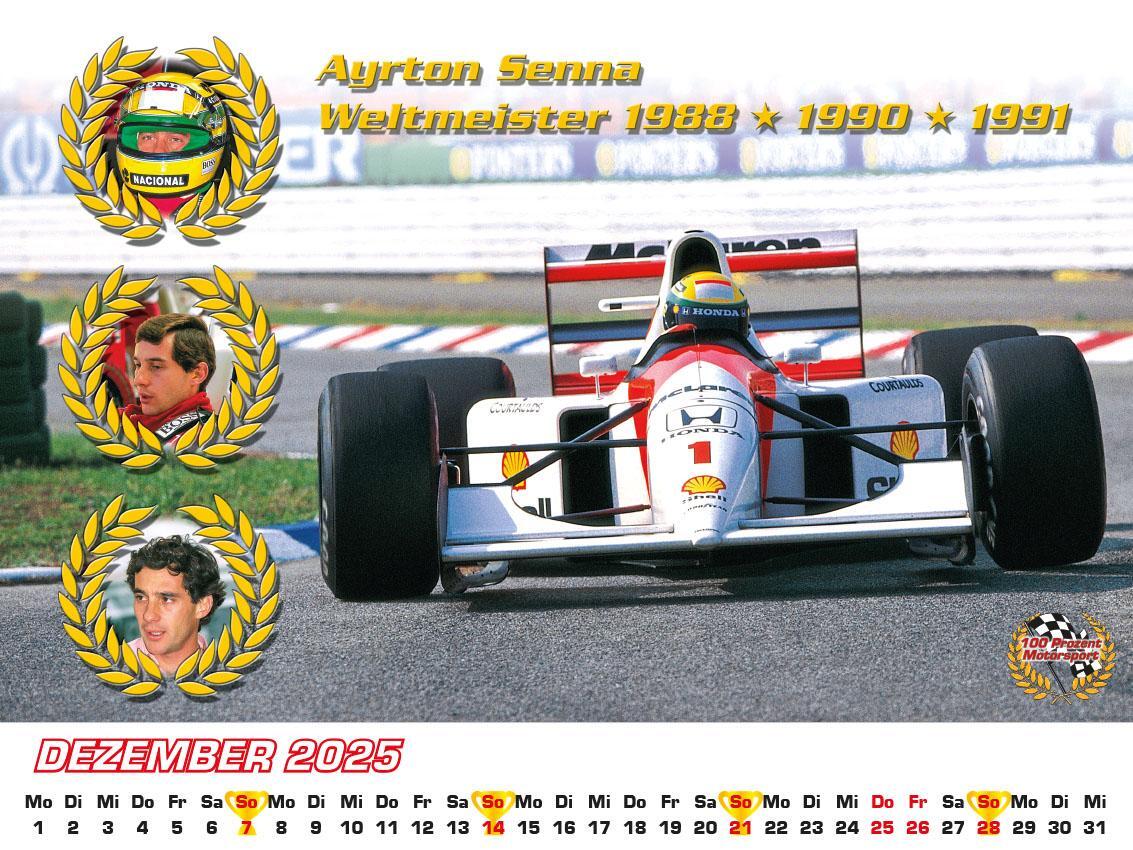 Bild: 9783948794804 | Best of F1 Weltmeister der 90iger Kalender 2025 | Frank Pommer | 2025