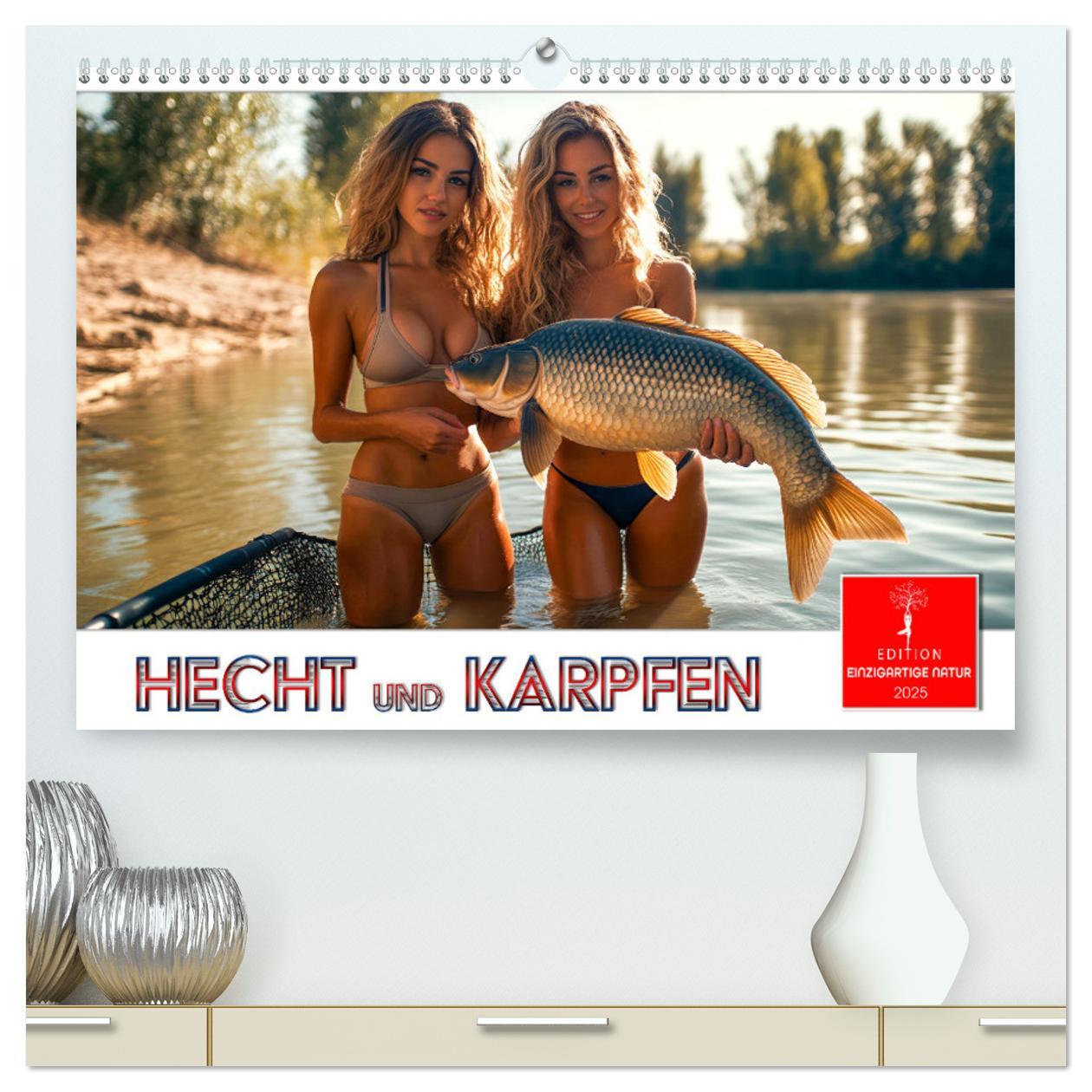 Cover: 9783457211267 | Hecht und Karpfen (hochwertiger Premium Wandkalender 2025 DIN A2...