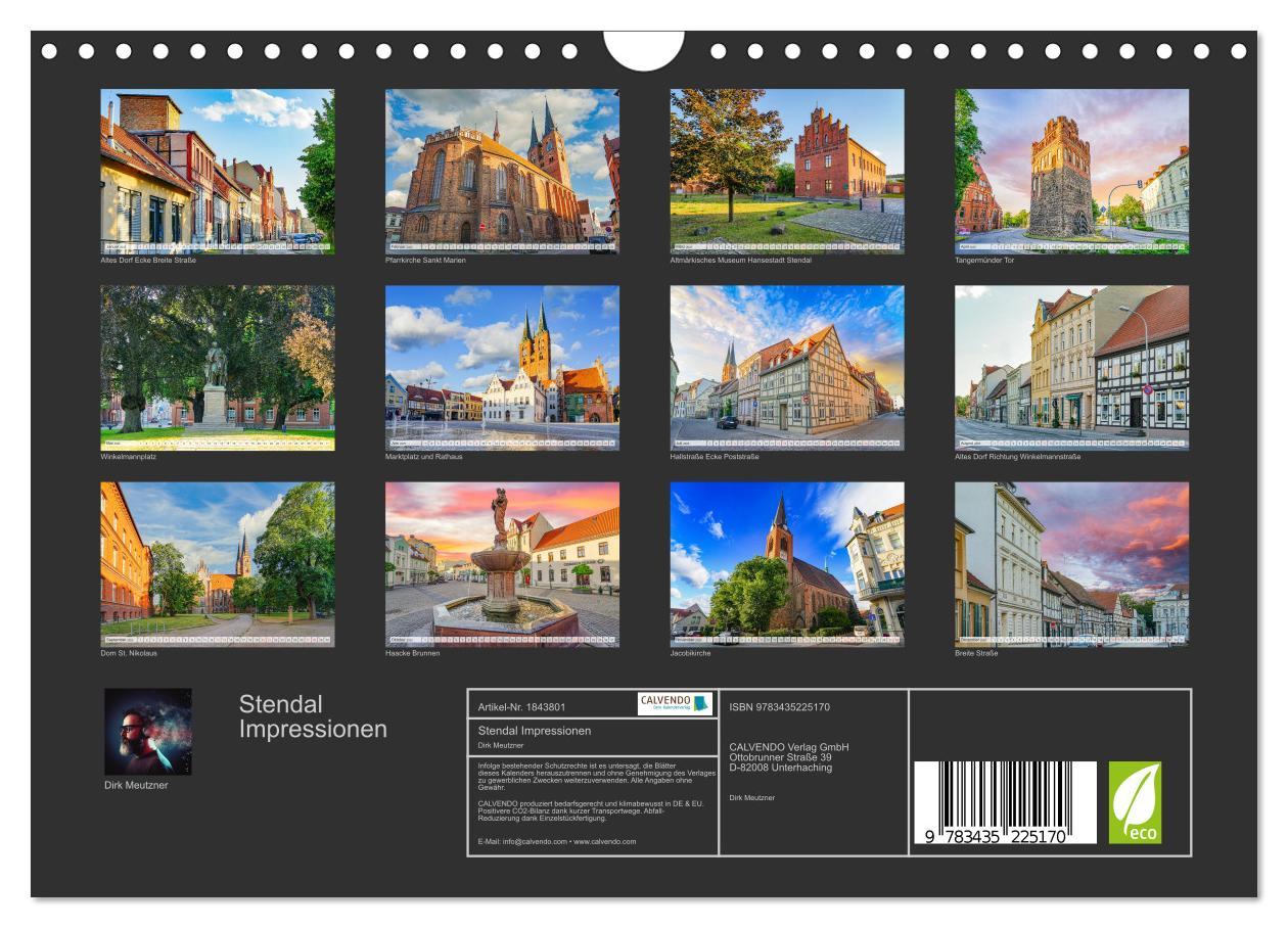 Bild: 9783435225170 | Stendal Impressionen (Wandkalender 2025 DIN A4 quer), CALVENDO...