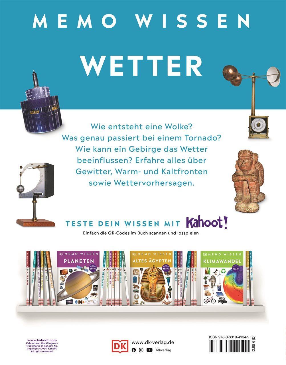 Rückseite: 9783831049349 | memo Wissen. Wetter | DK Verlag - Kids | Buch | 72 S. | Deutsch | 2024