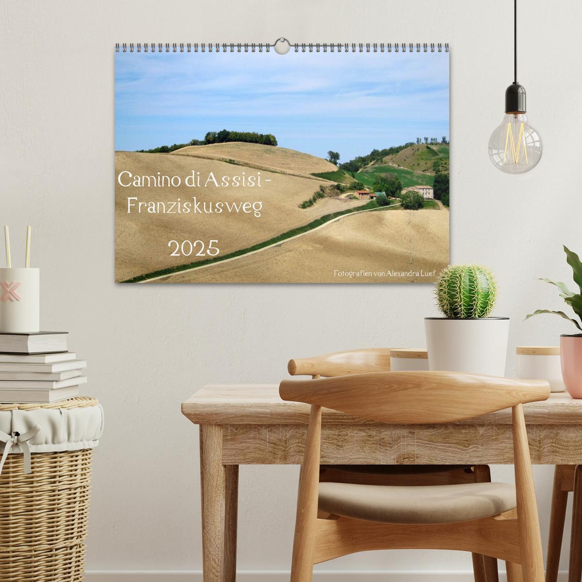 Bild: 9783435649464 | Camino di Assisi - Franziskusweg (Wandkalender 2025 DIN A3 quer),...