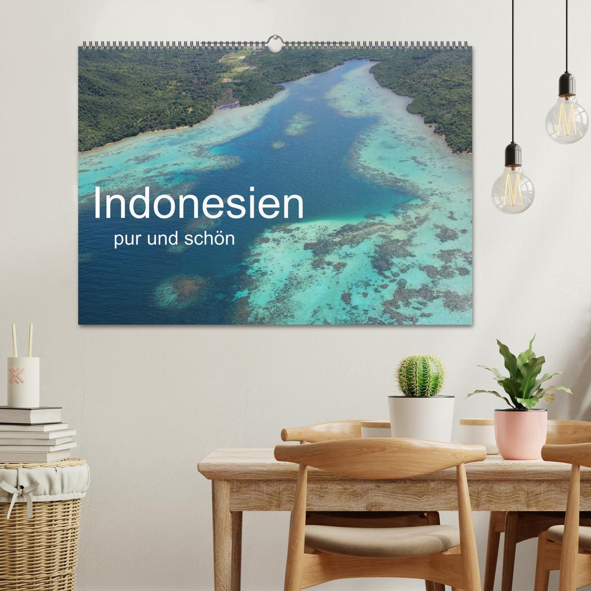 Bild: 9783435081851 | Indonesien pur und schön (Wandkalender 2025 DIN A2 quer), CALVENDO...