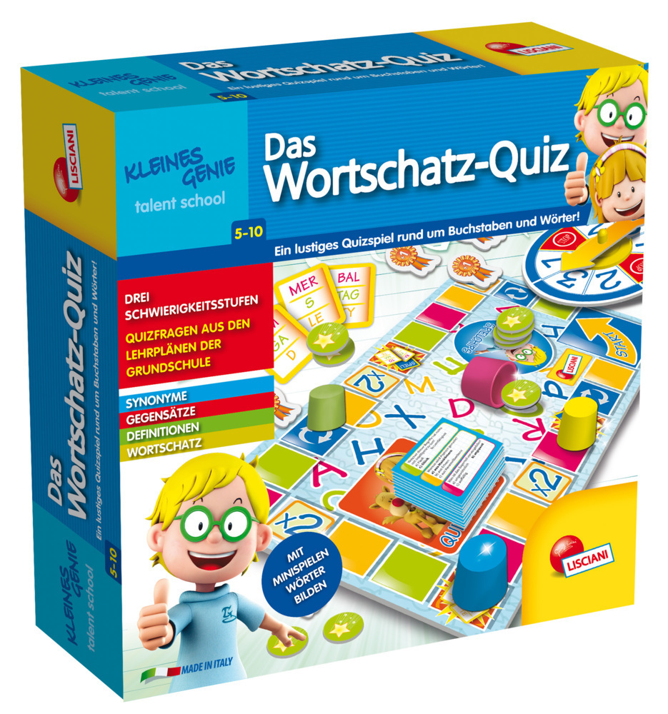 Bild: 8008324066650 | Kleines Genie Talent School - Das Wortschatz-Quiz | Spiel | 2021