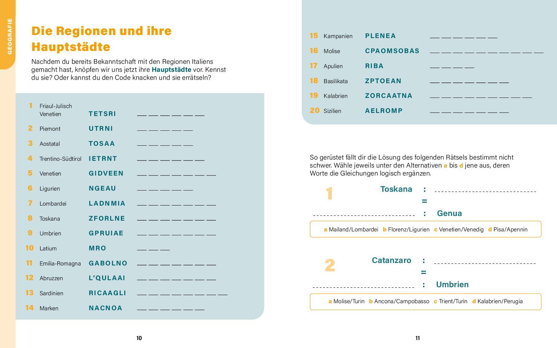 Bild: 9783961284504 | Italien I Wissen in Rätseln | Taschenbuch | Deutsch | 2025 | Delphin