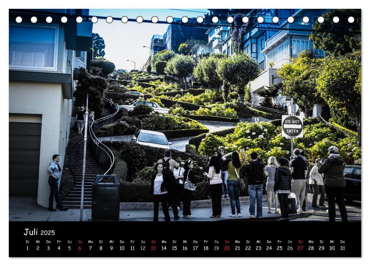 Bild: 9783435787234 | San Francisco - street view (Tischkalender 2025 DIN A5 quer),...