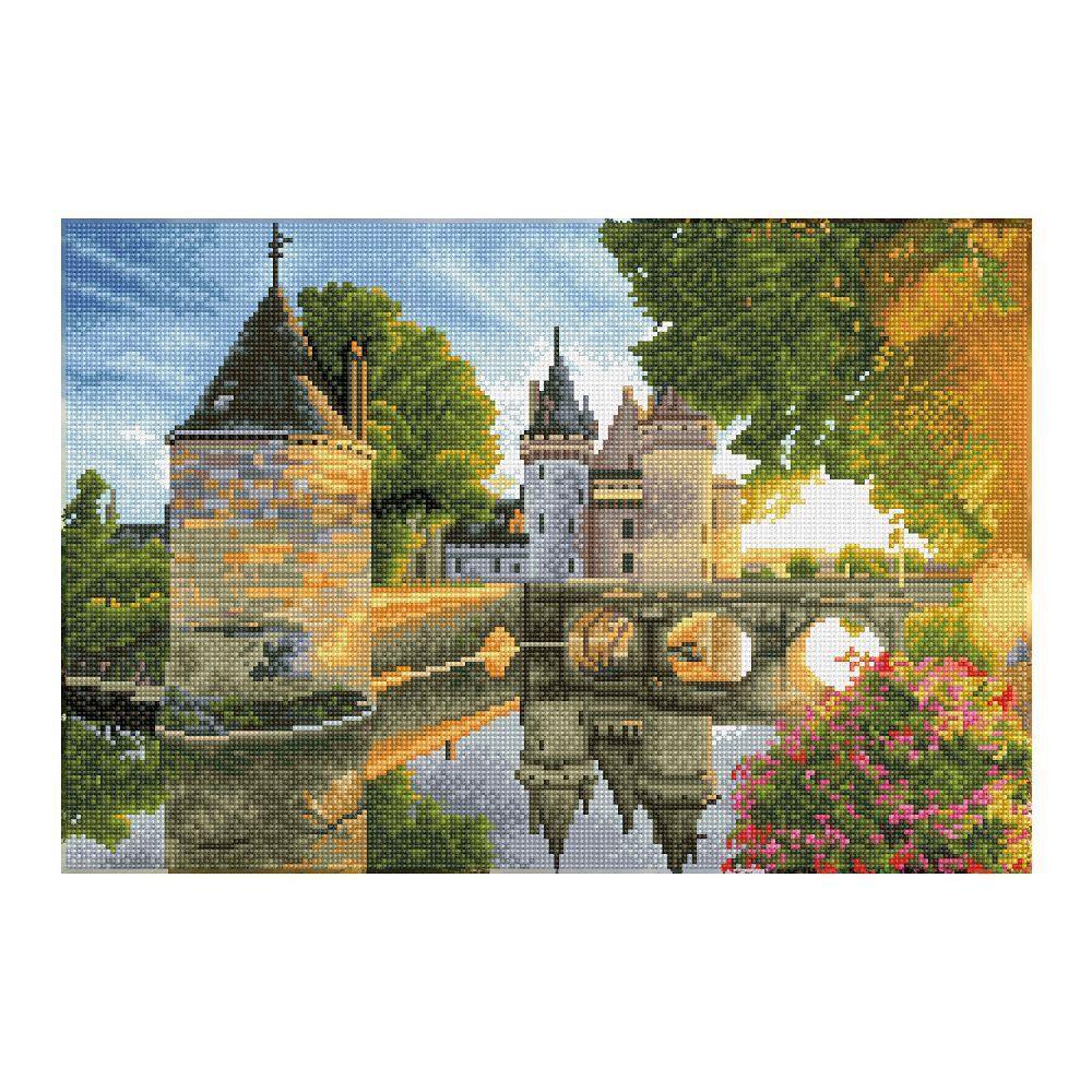 Cover: 4895225918089 | DIAMOND DOTZ - Diamond Painting Wasserschloss | Stück | 2591808 | 2024