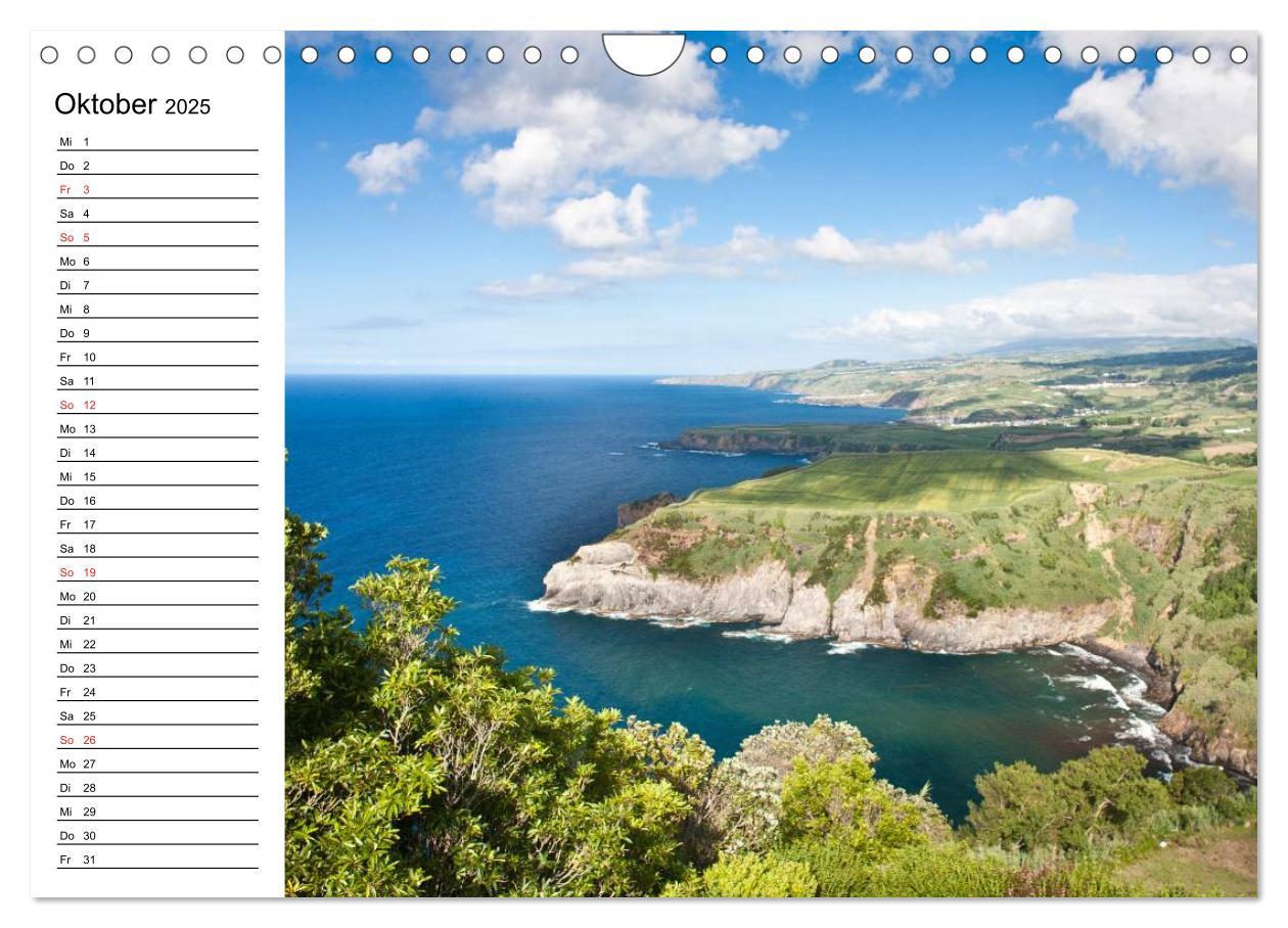 Bild: 9783435523368 | Azoren - São Miguel (Wandkalender 2025 DIN A4 quer), CALVENDO...