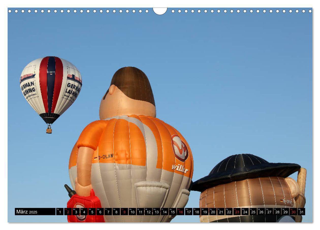 Bild: 9783435202416 | Ballonfahren - Die Stille nach dem Start (Wandkalender 2025 DIN A3...