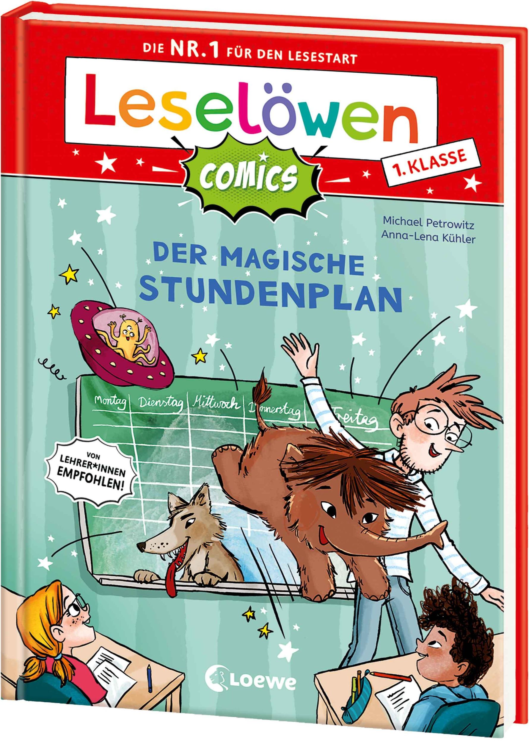 Cover: 9783743218529 | Leselöwen Comics 1. Klasse - Der magische Stundenplan | Petrowitz