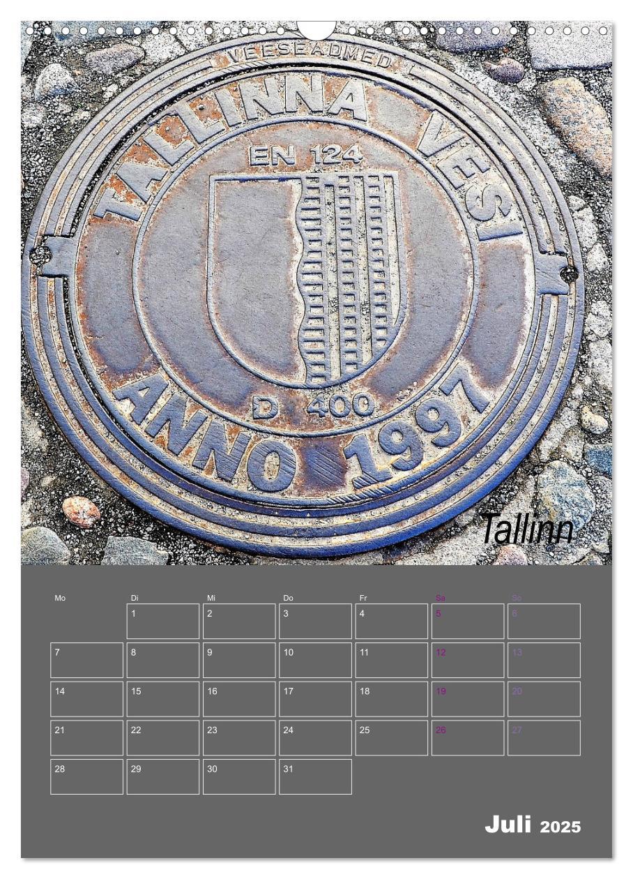 Bild: 9783435974641 | Faszination Kanaldeckel (Wandkalender 2025 DIN A3 hoch), CALVENDO...