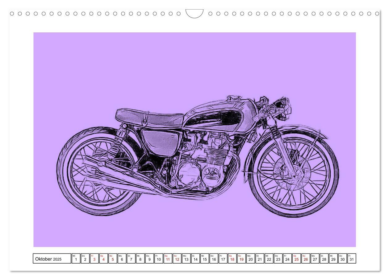 Bild: 9783435360246 | Motor Craft Motorräder (Wandkalender 2025 DIN A3 quer), CALVENDO...