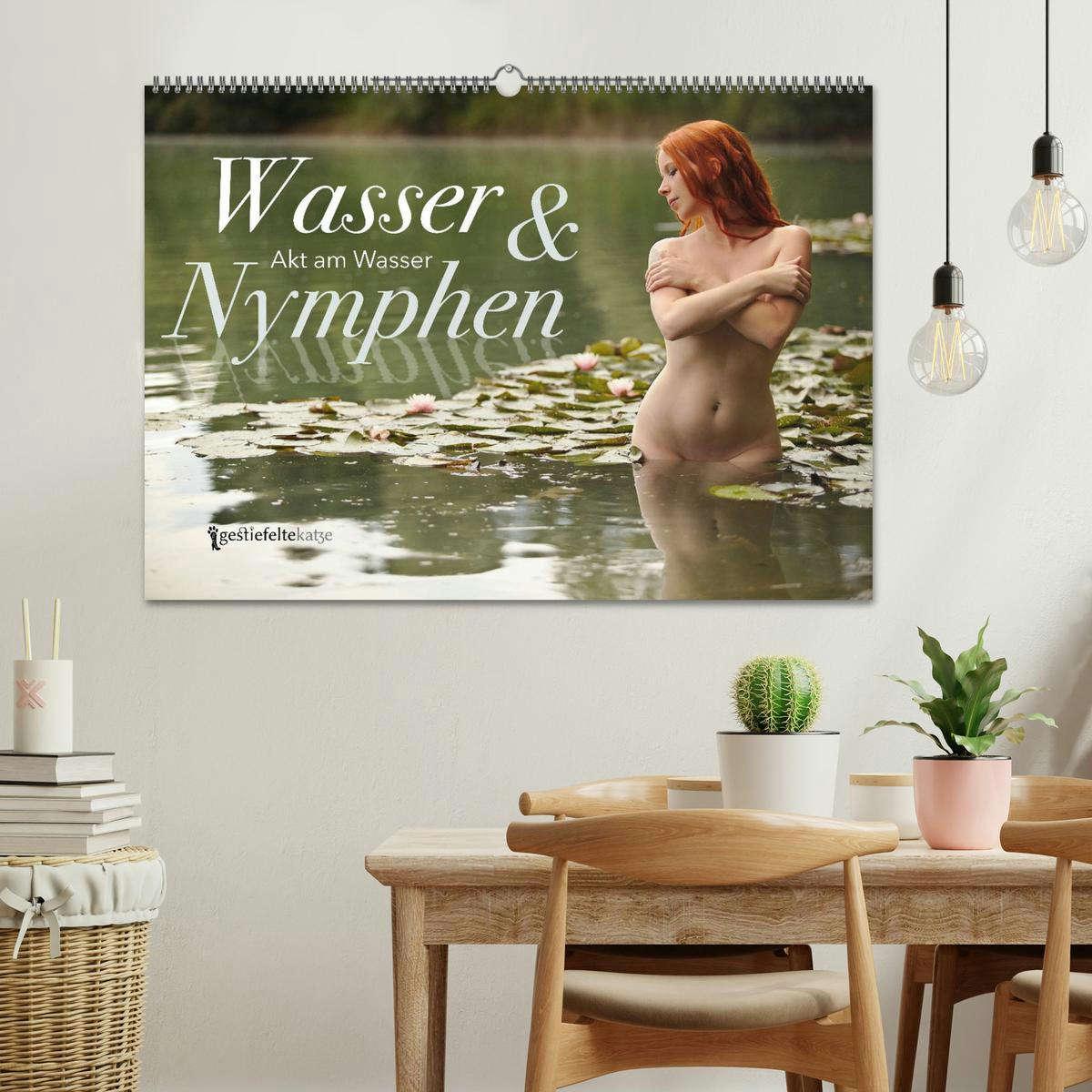 Bild: 9783435539567 | Wasser und Nymphen - Akt am Wasser (Wandkalender 2025 DIN A2 quer),...