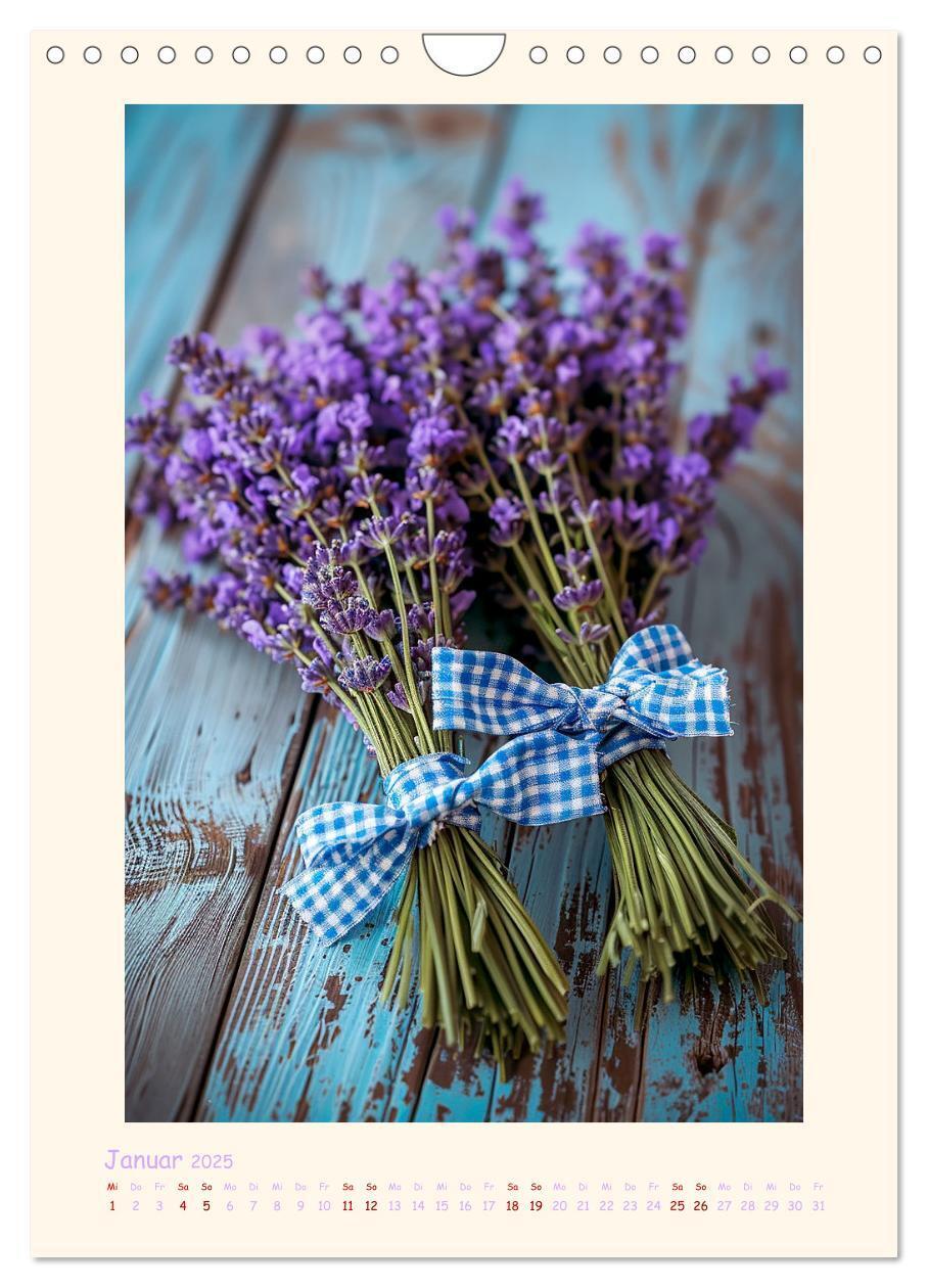 Bild: 9783383827242 | Lavendel (Wandkalender 2025 DIN A4 hoch), CALVENDO Monatskalender