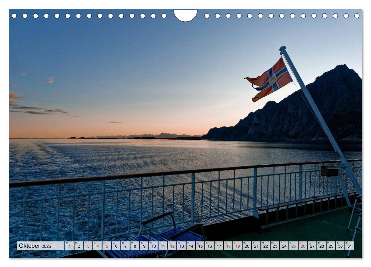 Bild: 9783435618194 | Hurtigruten - Faszination Natur (Wandkalender 2025 DIN A4 quer),...