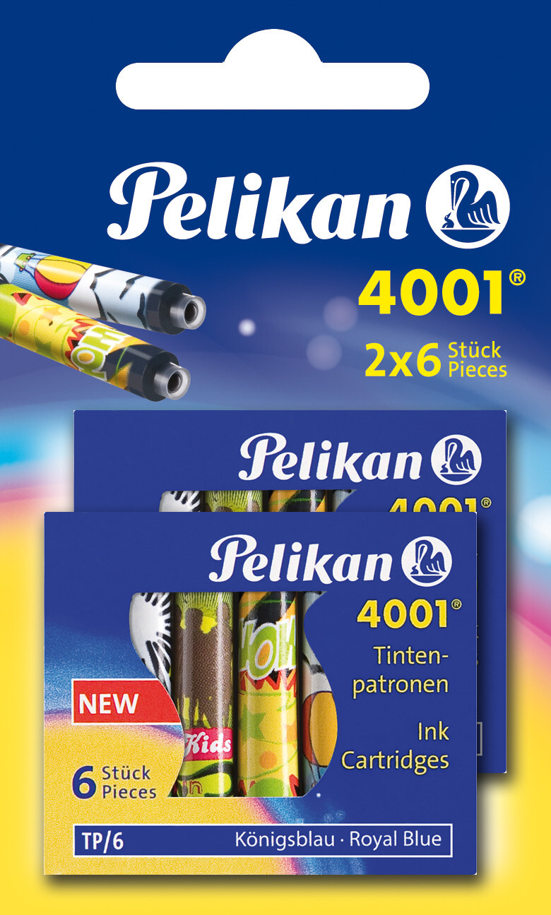 Cover: 4012700338266 | Pelikan Tintenpatronen 4001® 2 x 6er Set Patronen mit bunt...