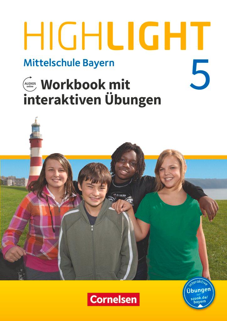 Cover: 9783060333783 | Highlight 5. Jahrgangsstufe - Mittelschule Bayern - Workbook mit...