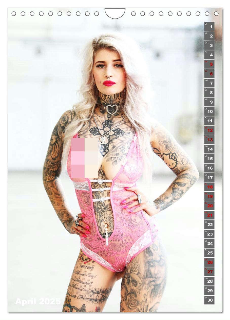 Bild: 9783435901395 | Beauty Tattoo Girls 2025 (Wandkalender 2025 DIN A4 hoch), CALVENDO...