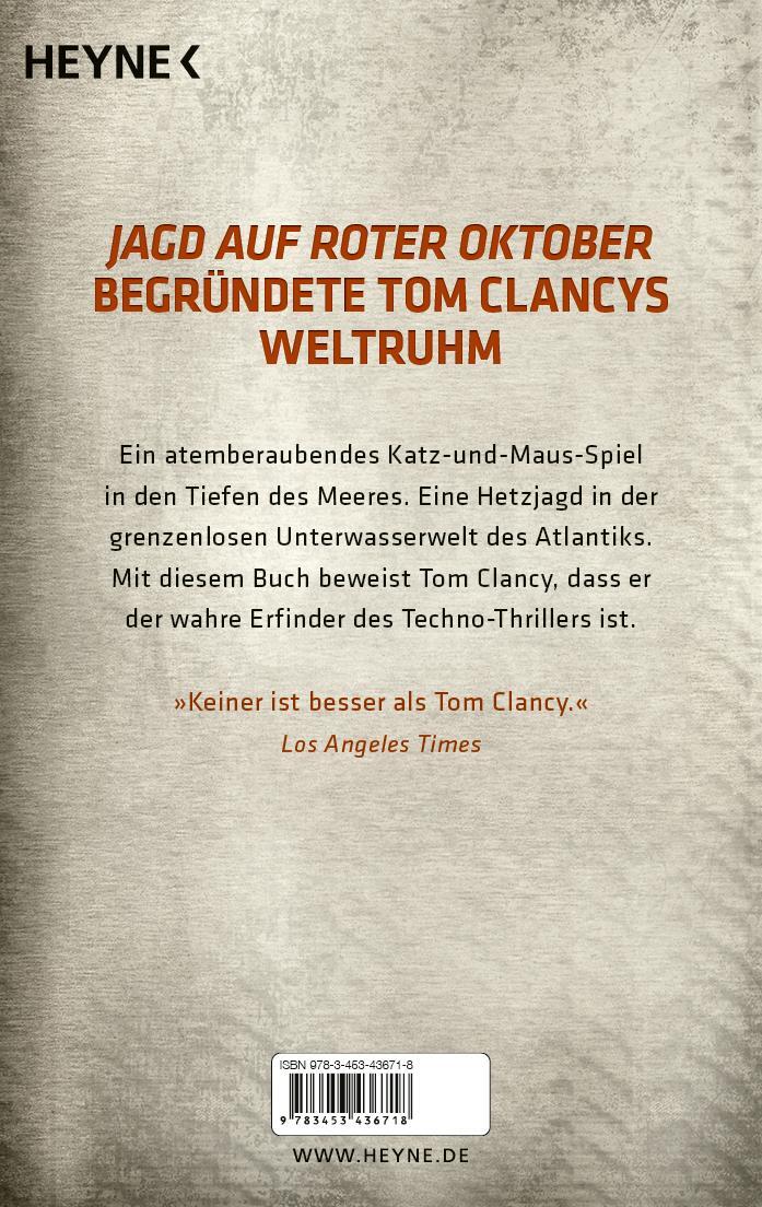 Bild: 9783453436718 | Jagd auf Roter Oktober | Ein Jack Ryan Roman | Tom Clancy | Buch