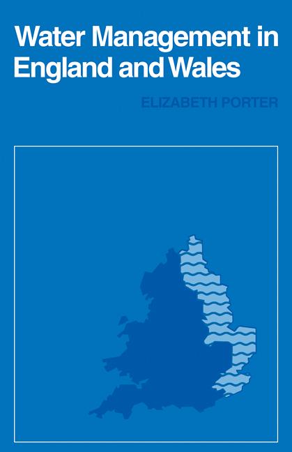 Cover: 9780521105613 | Water Management in England and Wales | Elizabeth Porter | Taschenbuch