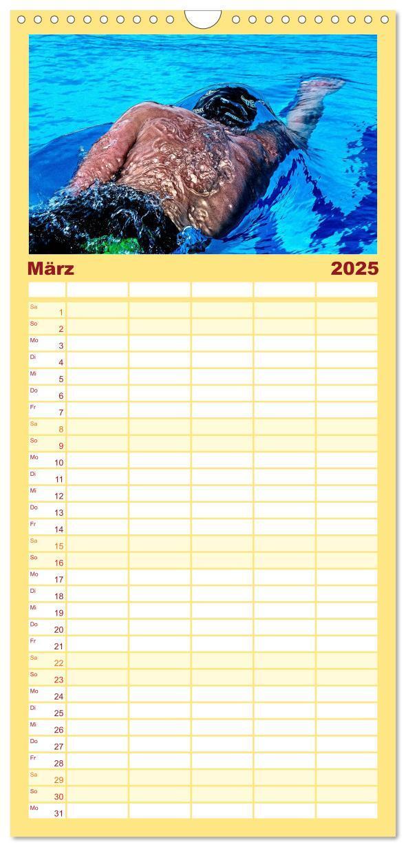 Bild: 9783457113325 | Familienplaner 2025 - TRIATHLON mit 5 Spalten (Wandkalender, 21 x...