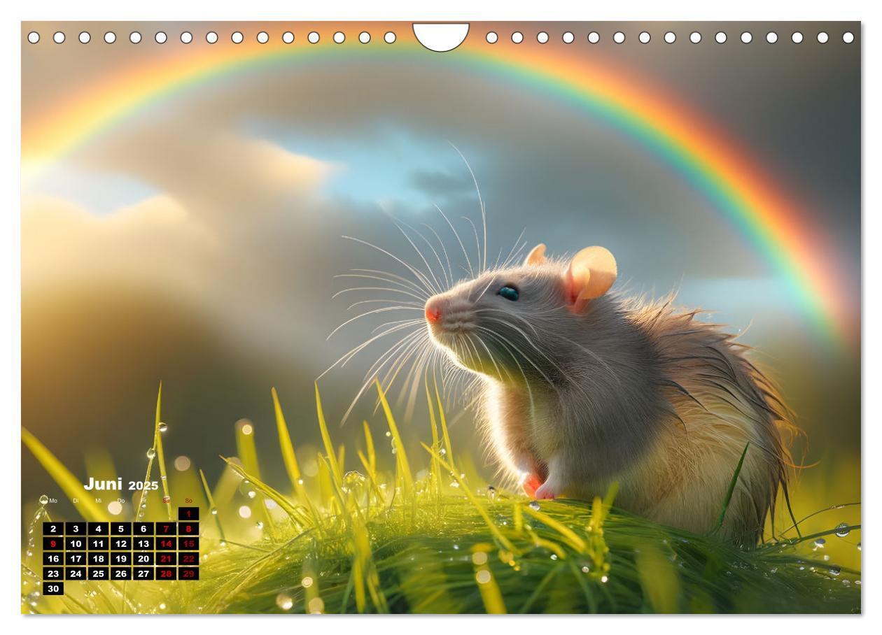 Bild: 9783383837357 | Lustige Ratten (Wandkalender 2025 DIN A4 quer), CALVENDO...