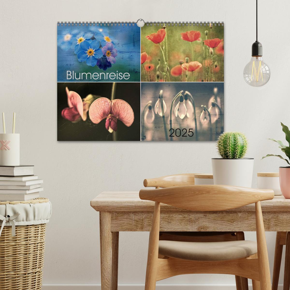 Bild: 9783435612109 | Blumenreise 2025 (Wandkalender 2025 DIN A3 quer), CALVENDO...