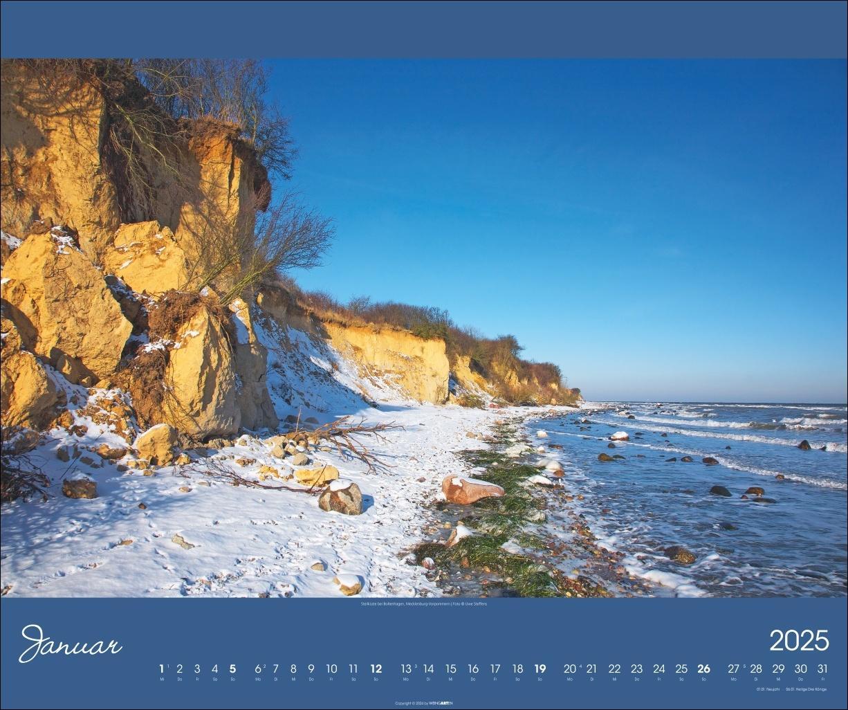 Bild: 9783839900680 | Ostsee Kalender 2025 | Kalender | Spiralbindung | 14 S. | Deutsch