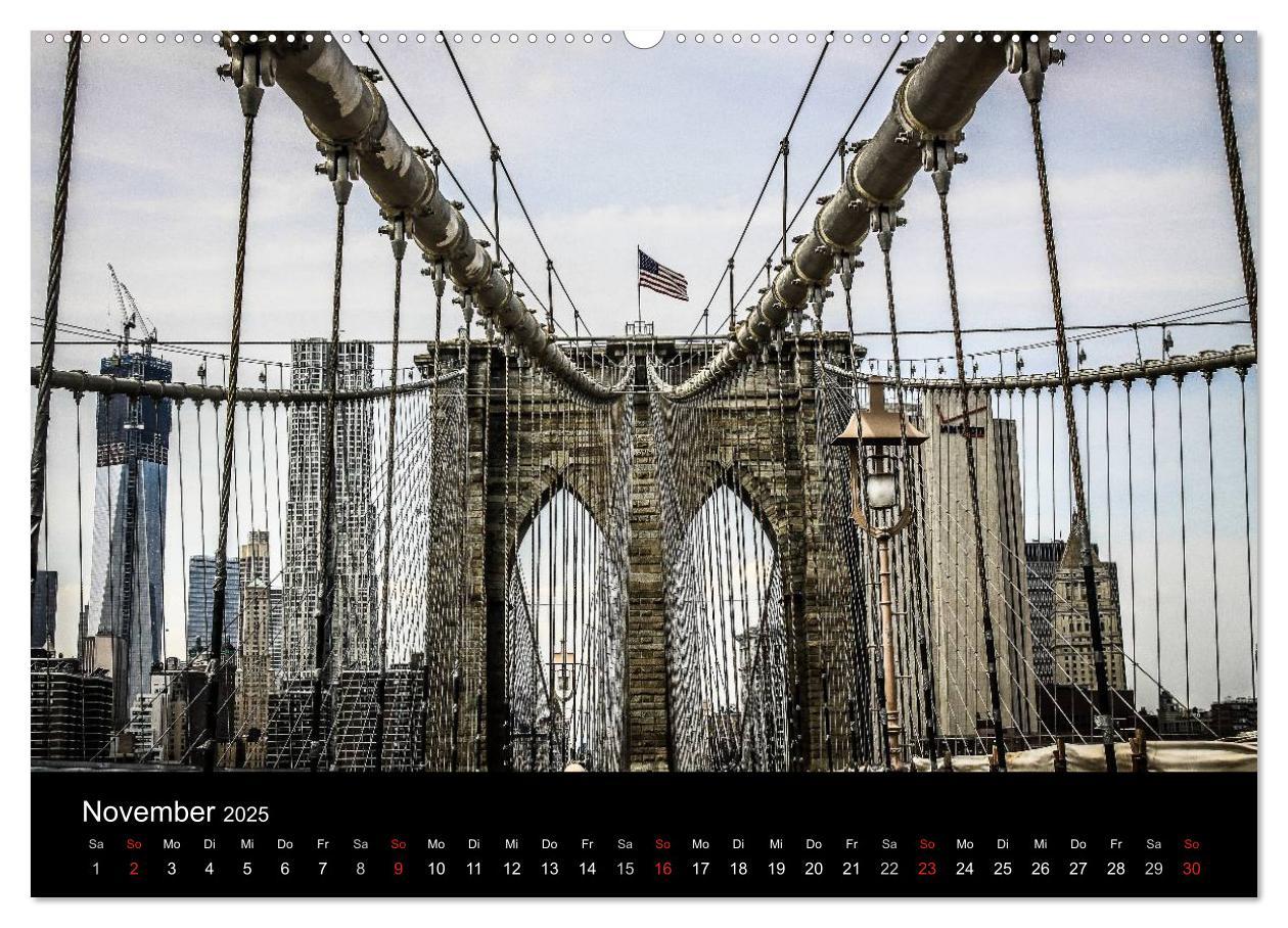 Bild: 9783435795352 | Brooklyn Bridge - New York City (Wandkalender 2025 DIN A2 quer),...