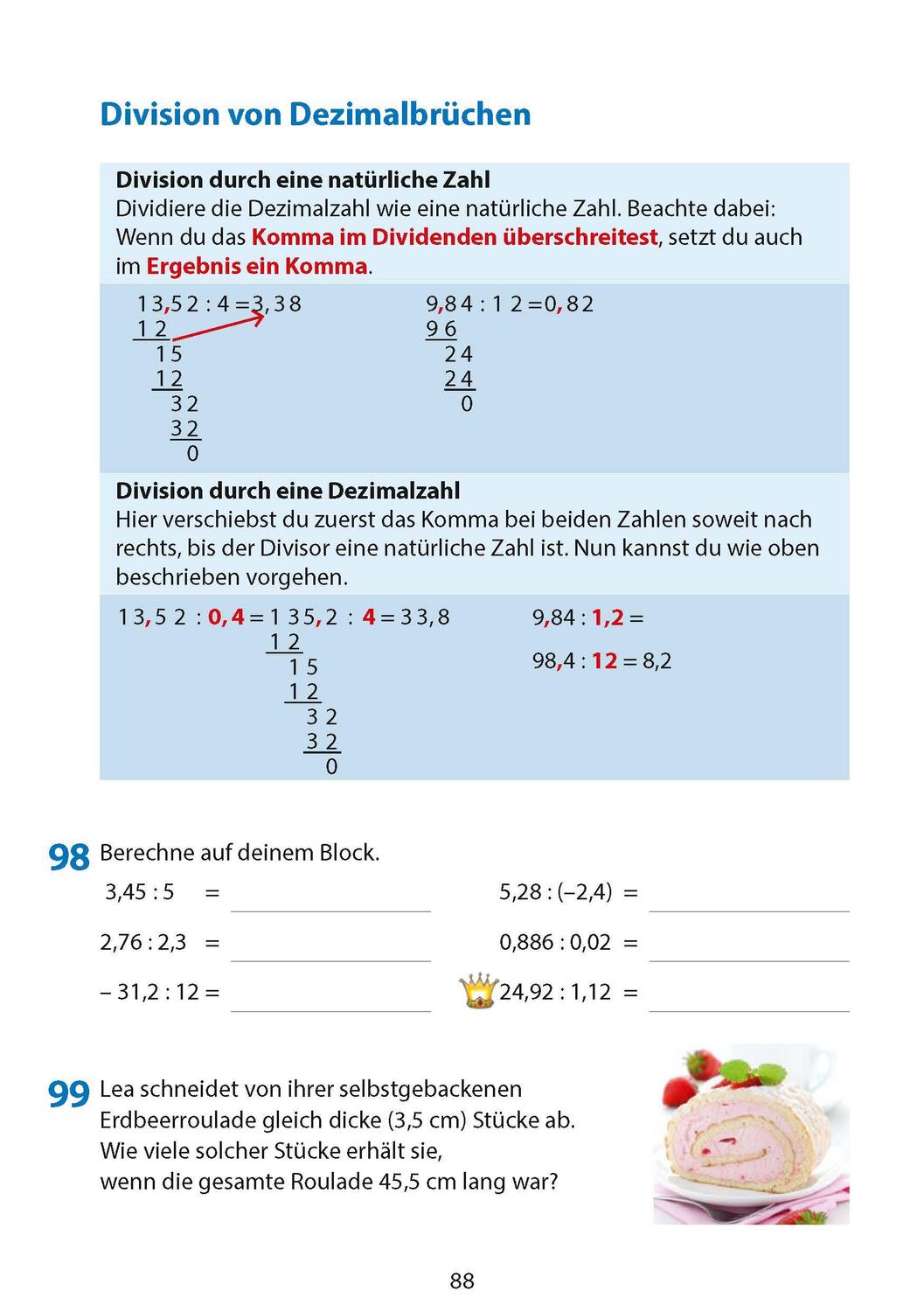 Bild: 9783881001564 | Rechnen und Textaufgaben - Gymnasium 6. Klasse, A5- Heft | Broschüre