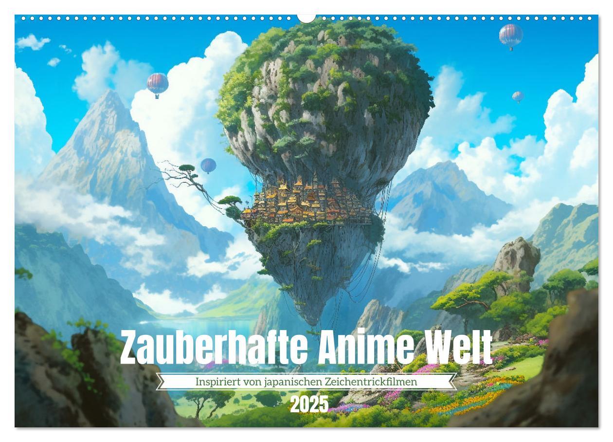 Cover: 9783383908439 | Zauberhafte Anime Welt (Wandkalender 2025 DIN A2 quer), CALVENDO...