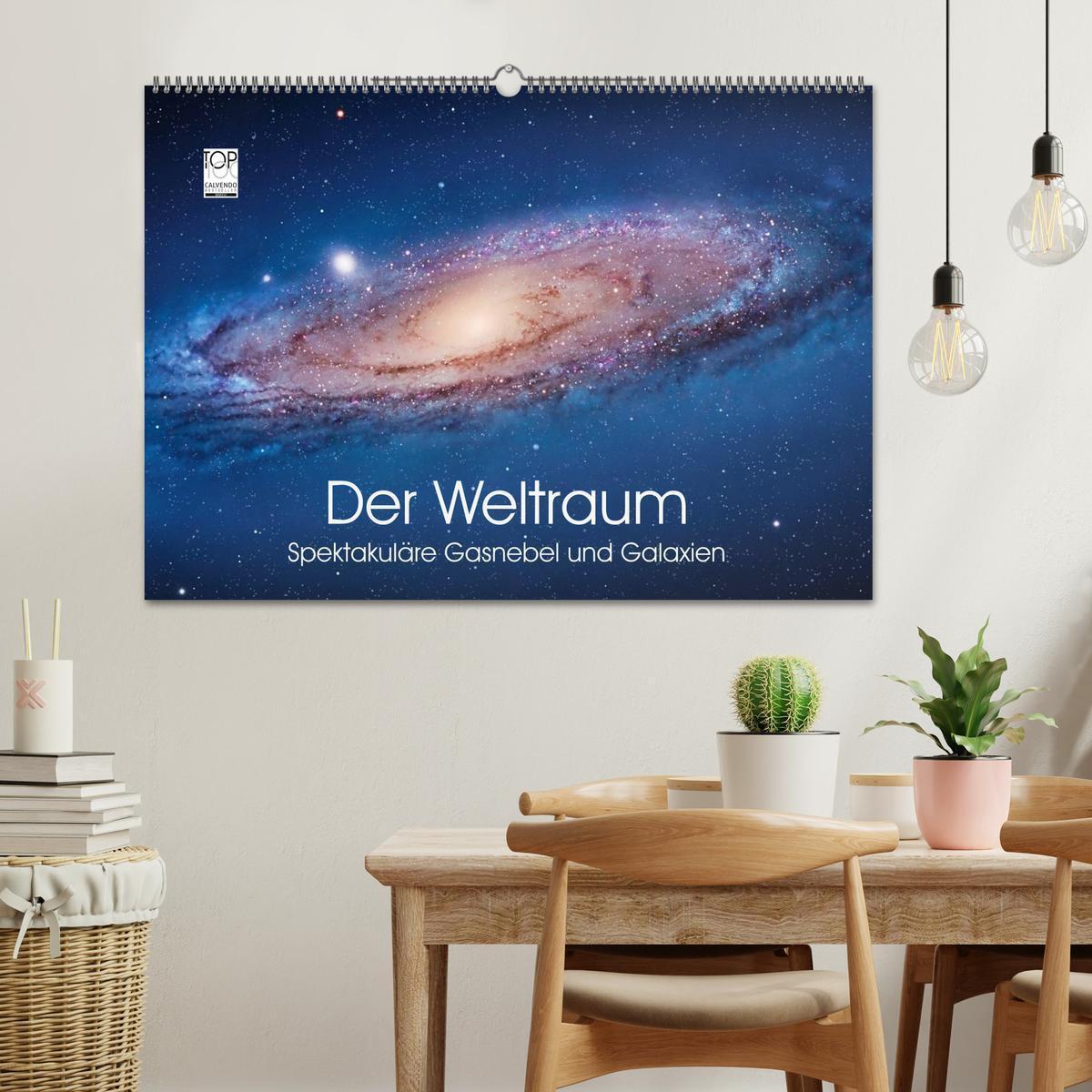 Bild: 9783435485420 | Der Weltraum. Spektakuläre Gasnebel und Galaxien (Wandkalender 2025...