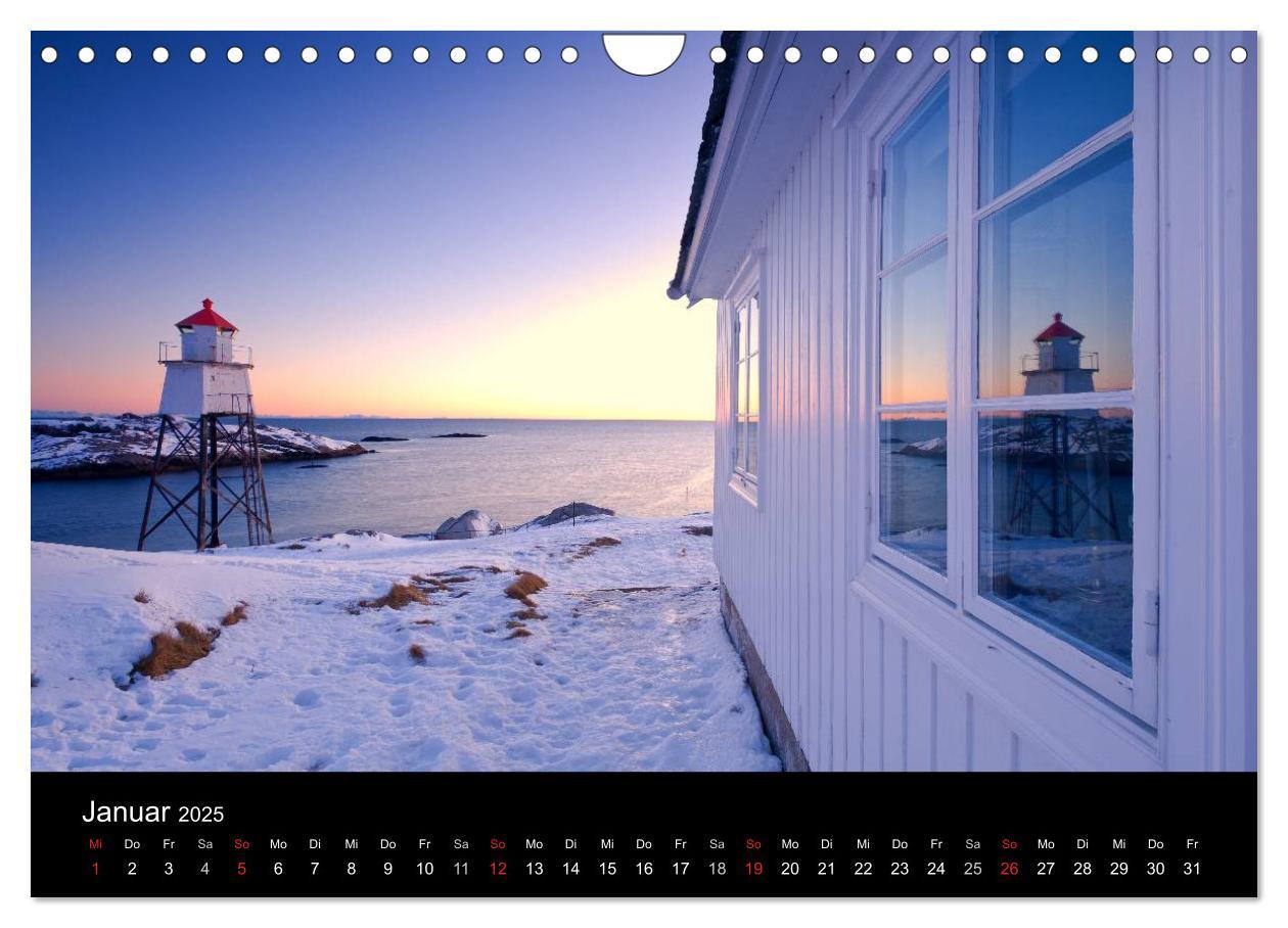 Bild: 9783435802395 | Norwegen (Wandkalender 2025 DIN A4 quer), CALVENDO Monatskalender