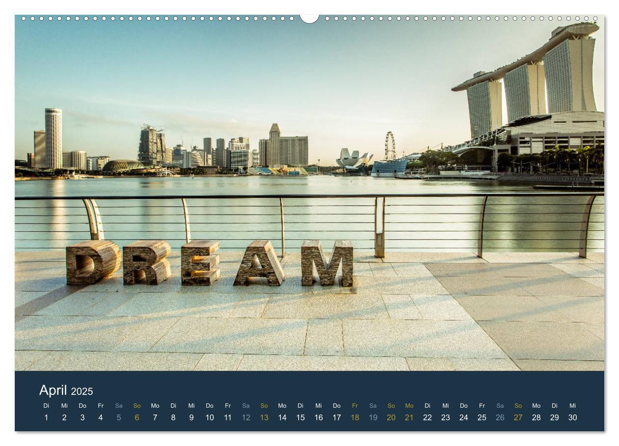 Bild: 9783435441990 | Singapur bei Nacht und Tag (hochwertiger Premium Wandkalender 2025...