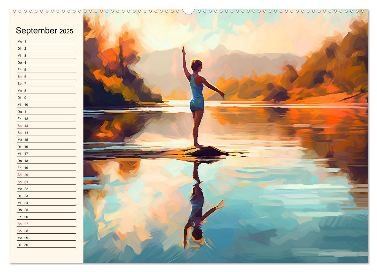 Bild: 9783383904813 | Stille, Stärke und Yoga (Wandkalender 2025 DIN A2 quer), CALVENDO...