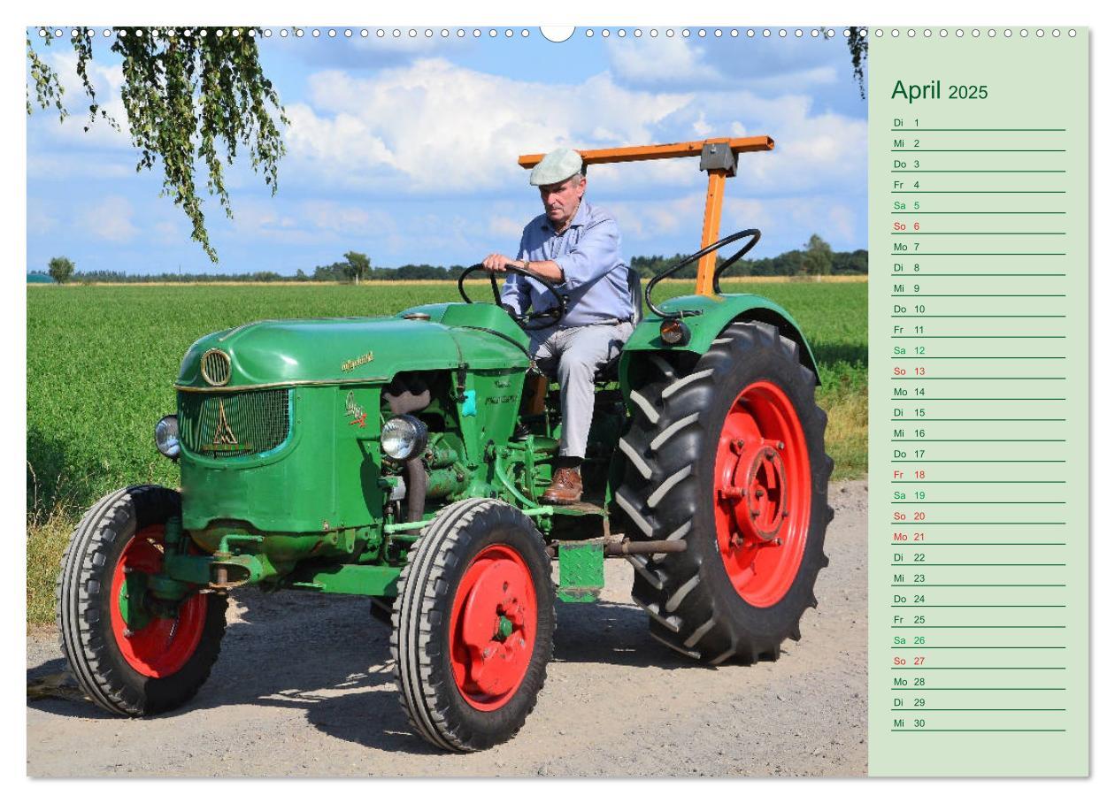 Bild: 9783435292387 | Oldtimer-Trecker on Tour (Wandkalender 2025 DIN A2 quer), CALVENDO...