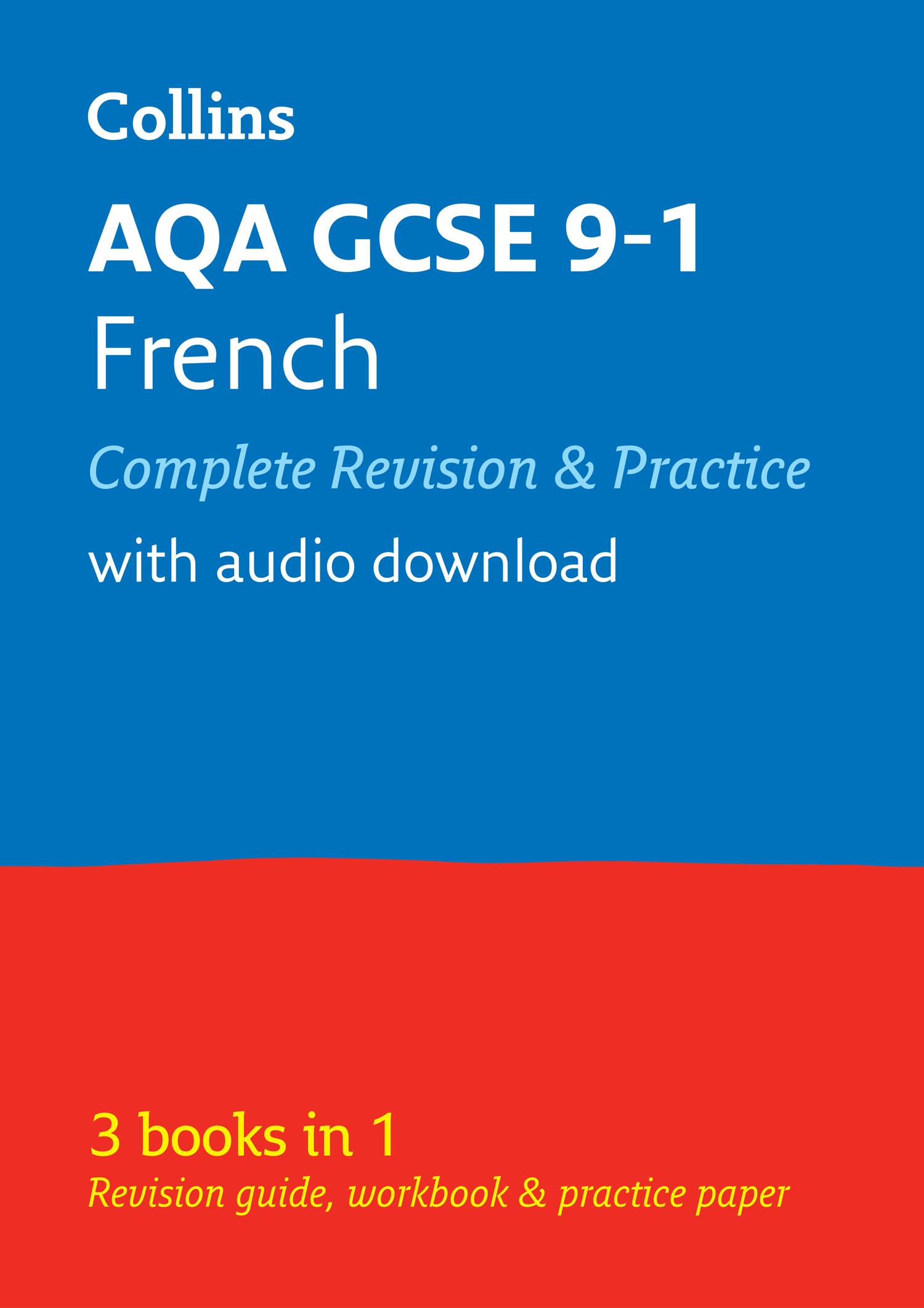 Cover: 9780008166304 | AQA GCSE 9-1 French All-in-One Complete Revision and Practice | GCSE