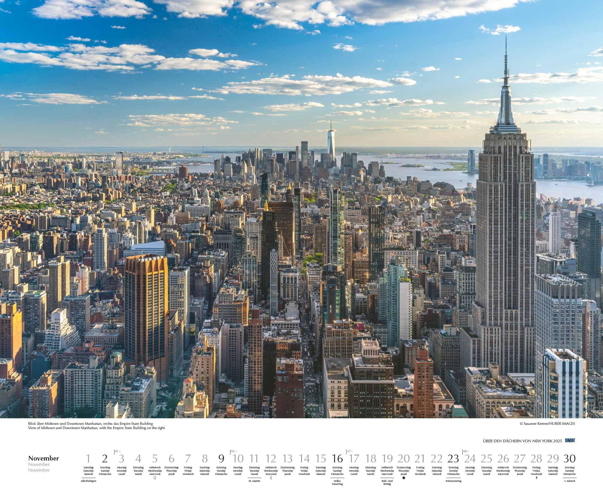 Bild: 4250809653754 | Über den Dächern von New York 2025 | Kalender | 30 S. | Deutsch | 2025